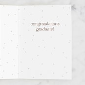 "Pomp & Circumstance" - Single Greeting Cards in Eggshell by Kelsey Mucci - Interior