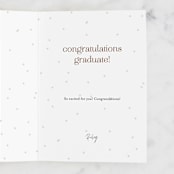 "Pomp & Circumstance" - Single Greeting Cards in Eggshell by Kelsey Mucci - Customizable Interior Example