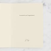 "Grad's Studies" - Single Greeting Cards in Mist by Becky Nimoy - Customizable Interior Example