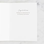 "Dreamer" - Single Greeting Cards in Earth by Jenna Holcomb - Interior