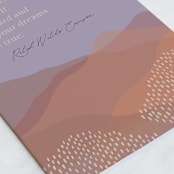 "Dreamer" - Single Greeting Cards in Earth by Jenna Holcomb - Close-Up