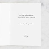 "Future Calling" - Single Greeting Cards in Mint by Alexandra Cohn - Customizable Interior Example