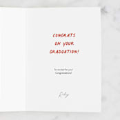 "Hey Smarty" - Single Greeting Cards in Frost by Jessica Williams - Customizable Interior Example