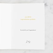 "Pencils Down" - Single Greeting Cards in Highlighter by Alexandra Cohn - Customizable Interior Example