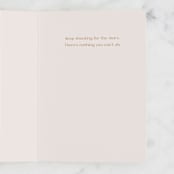 "Shoot for the stars" - Single Greeting Cards in Cream by Claudia Orengo - Interior