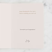 "Shoot for the stars" - Single Greeting Cards in Cream by Claudia Orengo - Customizable Interior Example
