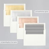 "Sparkle + Shine" - Gloss-Press® Wedding Invitations in Silk by Kristie Kern - Envelope Liner Options