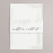 "Sparkle + Shine" - Gloss-Press® Wedding Invitations in Silk by Kristie Kern - Assembled