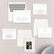 "Sparkle + Shine" - Gloss-Press® Wedding Invitations in Silk by Kristie Kern - Invitation Suite