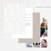 "Starry Sky" - Gloss-Press® Wedding Invitations in Iridescent by Phrosné Barwood - Back of Card