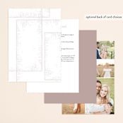 "Dazzling" - Gloss-Press® Wedding Invitations in Opal by Phrosné Barwood - Back of Card