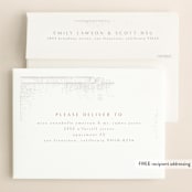 "Dazzling" - Gloss-Press® Wedding Invitations in Opal by Phrosné Barwood - FREE Recipient Addressing