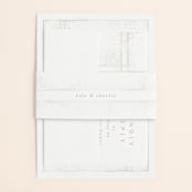 "Dazzling" - Gloss-Press® Wedding Invitations in Opal by Phrosné Barwood - Assembled