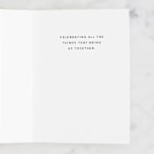 "Parts of a Whole" - Single Greeting Cards in Obsidian by Grae - Interior