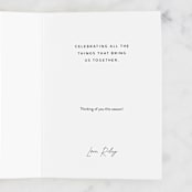 "Parts of a Whole" - Single Greeting Cards in Obsidian by Grae - Customizable Interior Example