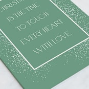 "Christmas is the time for love" - Single Greeting Cards in Cypress by Benita Crandall - Close-Up