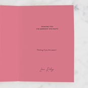 "Grooving Wishes" - Single Greeting Cards in Forest by Shari Margolin - Customizable Interior Example