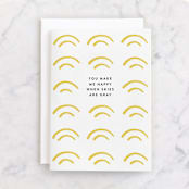 "You Are My Sunshine" - Single Greeting Cards in Lemon by seulghi - Front