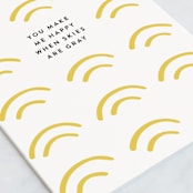 "You Are My Sunshine" - Single Greeting Cards in Lemon by seulghi - Close-Up