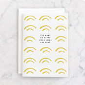 "You Are My Sunshine" - Single Greeting Cards in Lemon by seulghi - Front