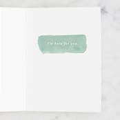 "Not Ok" - Single Greeting Cards in Ocean by Robert and Stella - Interior