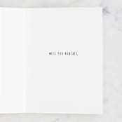 "Bunches" - Single Greeting Cards in Banana by Cherie Valenzuela - Interior
