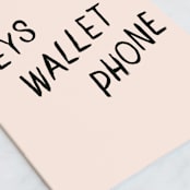 "A Helpful Reminder" - Single Greeting Cards in Blush by Annie Clark - Close-Up