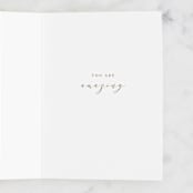 "You are Amazing" - Single Greeting Cards in Mist by AK Graphics - Interior