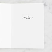 "Happy Heart" - Single Greeting Cards in Snow by Alexandra Cohn - Interior