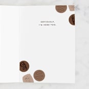 "100% guaranteed" - Single Greeting Cards in Chocolate by Erin L. Wilson - Interior