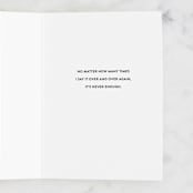 "Love You" - Single Greeting Cards in Blush by Mara Fatima Quitiol - Interior