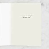 "you and me" - Single Greeting Cards in Butter by Baumbirdy - Interior