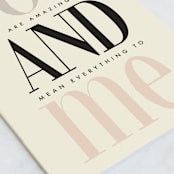 "you and me" - Single Greeting Cards in Butter by Baumbirdy - Close-Up
