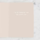 "Absolute Best" - Single Greeting Cards in Sand by Lissabeth Anglin - Interior