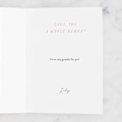 "Love Balloons" - Single Greeting Cards in Powder by Kanika Mathur - Customizable Interior Example