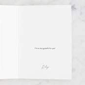 "Full of heart" - Single Greeting Cards in Rose by Eunmee Studio - Customizable Interior Example