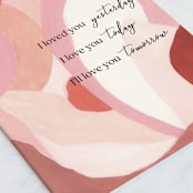 "Full of heart" - Single Greeting Cards in Rose by Eunmee Studio - Close-Up