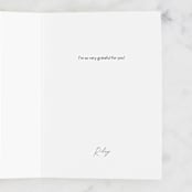 "Love You Bunches" - Single Greeting Cards in Marigold by Shiny Penny Studio - Customizable Interior Example