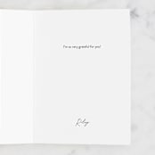 "Love shines" - Single Greeting Cards in Blush by Creo Study - Customizable Interior Example