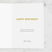 "let the good times roll" - Single Greeting Cards in Sunshine by Morgan Kendall - Customizable Interior Example