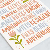 "More Than Sweet" - Single Greeting Cards in Carrot by merry mack creative - Close-Up