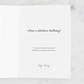 "Hey girl" - Single Greeting Cards in Colorful by Noonday Design - Customizable Interior Example