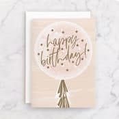 "Confetti pop" - Single Greeting Cards in Blush by silverscreen studio - Front