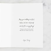 "Confetti pop" - Single Greeting Cards in Blush by silverscreen studio - Customizable Interior Example