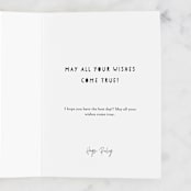 "Rainbow Wishes" - Single Greeting Cards in Sky by Katherine Moynagh - Customizable Interior Example