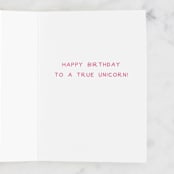 "One of a Kind" - Single Greeting Cards in Rose by Alethea and Ruth - Interior
