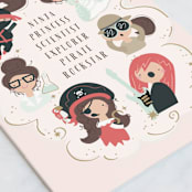 "Boundless Love" - Single Greeting Cards in Beige by Itsy Belle Studio - Close-Up