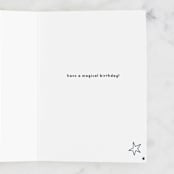 "Stellar" - Single Greeting Cards in Denim by Kristen Knechtel - Interior