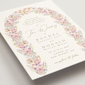 "Floral Arch" - Wedding Invitations in Spring by Phrosné Barwood - Detail