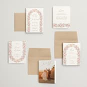 "Floral Arch" - Wedding Invitations in Spring by Phrosné Barwood - Invitation Suite